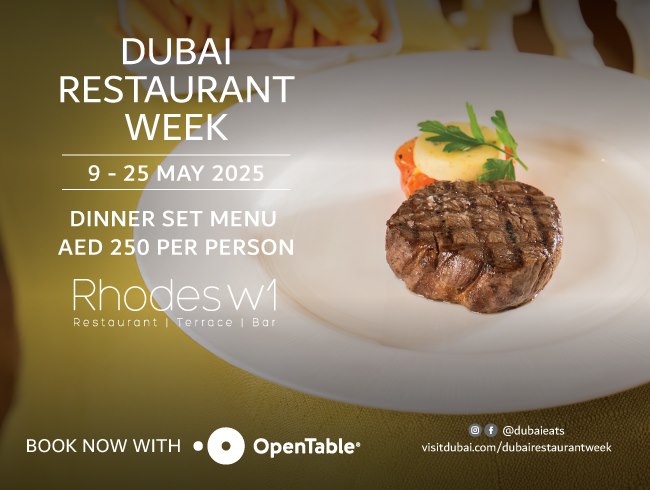 Experience Rhodes W1 During Dubai Restaurant Week! (May 9-25)